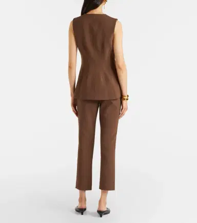 Veronica Beard Stila cropped slim pants | Thumbnail 5 Veronica Beard Stila cropped slim pants | Thumbnail 5