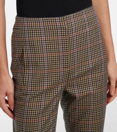 Veronica Beard Arte checked slim pants | Thumbnail 3 Veronica Beard Arte checked slim pants | Thumbnail 3