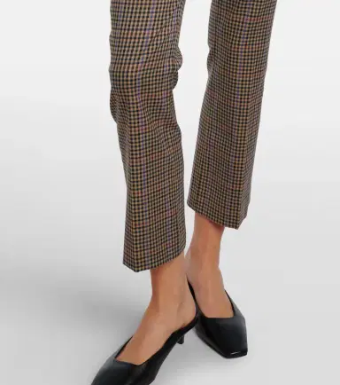 Veronica Beard Arte checked slim pants | Thumbnail 5 Veronica Beard Arte checked slim pants | Thumbnail 5