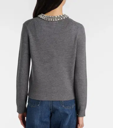 Veronica Beard Daro embellished wool cardigan | Thumbnail 2 Veronica Beard Daro embellished wool cardigan | Thumbnail 2