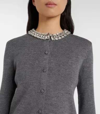 Veronica Beard Daro embellished wool cardigan | Thumbnail 4 Veronica Beard Daro embellished wool cardigan | Thumbnail 4