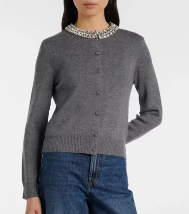 Veronica Beard Daro embellished wool cardigan | Thumbnail 6 Veronica Beard Daro embellished wool cardigan | Thumbnail 6