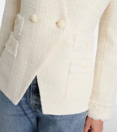 Veronica Beard Double-breasted tweed blazer | Thumbnail 4 Veronica Beard Double-breasted tweed blazer | Thumbnail 4