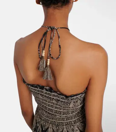 Veronica Beard Ayanna paisley shirred maxi dress | Thumbnail 4 Veronica Beard Ayanna paisley shirred maxi dress | Thumbnail 4