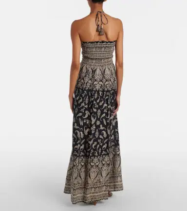 Veronica Beard Ayanna paisley shirred maxi dress | Thumbnail 5 Veronica Beard Ayanna paisley shirred maxi dress | Thumbnail 5