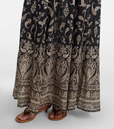 Veronica Beard Ayanna paisley shirred maxi dress | Thumbnail 6 Veronica Beard Ayanna paisley shirred maxi dress | Thumbnail 6