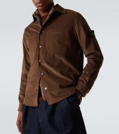 Stone Island Compass cotton corduroy overshirt | Thumbnail 2 Stone Island Compass cotton corduroy overshirt | Thumbnail 2