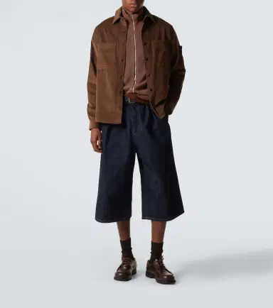 Stone Island Compass cotton corduroy overshirt | Thumbnail 4 Stone Island Compass cotton corduroy overshirt | Thumbnail 4