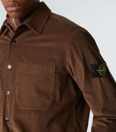 Stone Island Compass cotton corduroy overshirt | Thumbnail 5 Stone Island Compass cotton corduroy overshirt | Thumbnail 5