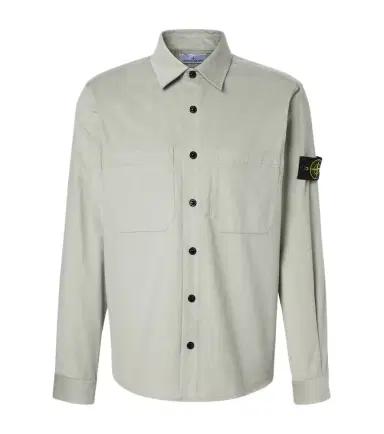 Stone Island Compass cotton corduroy overshirt | Thumbnail 1 Stone Island Compass cotton corduroy overshirt | Thumbnail 1