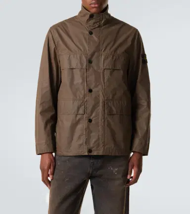 Stone Island Hooded canvas field jacket | Thumbnail 4 Stone Island Hooded canvas field jacket | Thumbnail 4