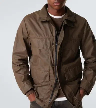 Stone Island Hooded canvas field jacket | Thumbnail 6 Stone Island Hooded canvas field jacket | Thumbnail 6
