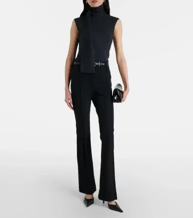 Veronica Beard Hibiscus high-rise flared pants | Thumbnail 5 Veronica Beard Hibiscus high-rise flared pants | Thumbnail 5