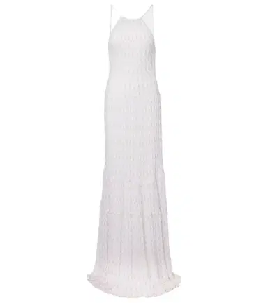 Missoni Halterneck open-back lamé gown | Thumbnail 1 Missoni Halterneck open-back lamé gown | Thumbnail 1