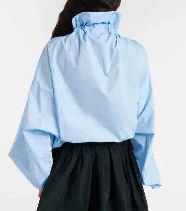 Patou Tie-neck cotton blouse | Thumbnail 3 Patou Tie-neck cotton blouse | Thumbnail 3