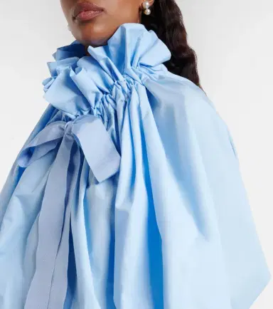 Patou Tie-neck cotton blouse | Thumbnail 6 Patou Tie-neck cotton blouse | Thumbnail 6