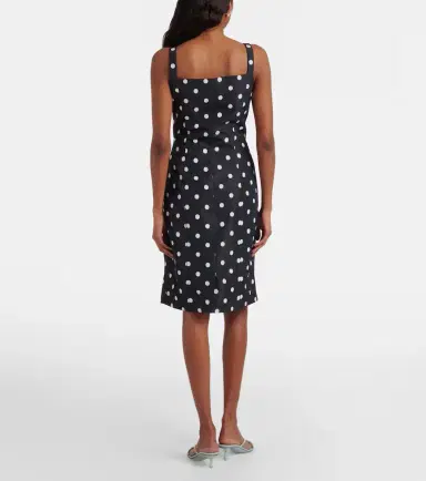 Patou Polka-dot faille minidress | Thumbnail 2 Patou Polka-dot faille minidress | Thumbnail 2
