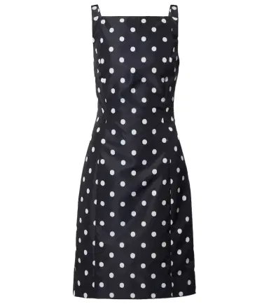 Patou Polka-dot faille minidress | Thumbnail 1 Patou Polka-dot faille minidress | Thumbnail 1