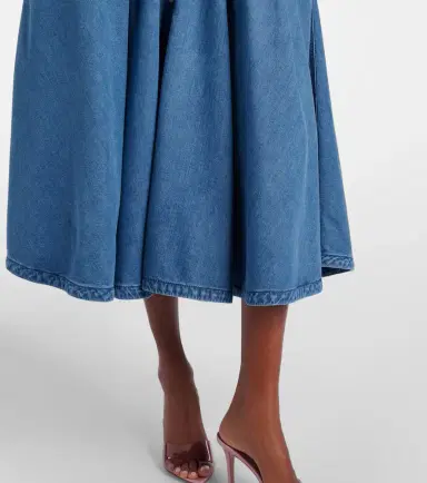 Patou Denim midi skirt | Thumbnail 4 Patou Denim midi skirt | Thumbnail 4