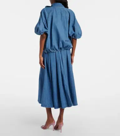 Patou Denim midi skirt | Thumbnail 6 Patou Denim midi skirt | Thumbnail 6