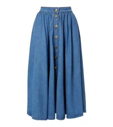Patou Denim midi skirt | Thumbnail 1 Patou Denim midi skirt | Thumbnail 1