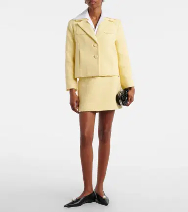 Patou Cotton miniskirt | Thumbnail 4 Patou Cotton miniskirt | Thumbnail 4