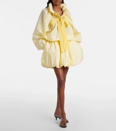Patou Gathered miniskirt | Thumbnail 4 Patou Gathered miniskirt | Thumbnail 4