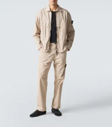 Stone Island Compass cotton straight pants | Thumbnail 2 Stone Island Compass cotton straight pants | Thumbnail 2