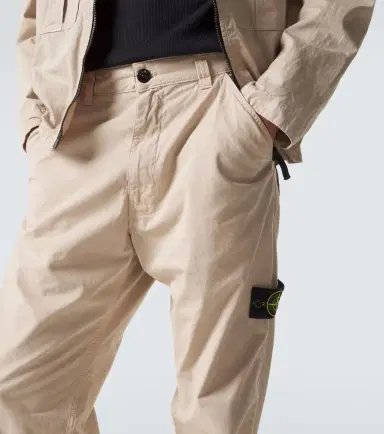 Stone Island Compass cotton straight pants | Thumbnail 5 Stone Island Compass cotton straight pants | Thumbnail 5