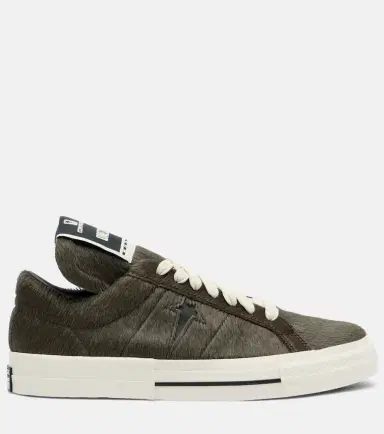 Rick Owens X Converse DRKSHDW One Star Pro Ox calf hair sneakers | Thumbnail 4 Rick Owens X Converse DRKSHDW One Star Pro Ox calf hair sneakers | Thumbnail 4