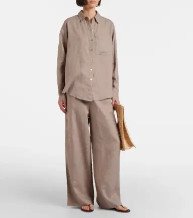 Heidi Klein Zakynthos linen wide-leg pants | Thumbnail 2 Heidi Klein Zakynthos linen wide-leg pants | Thumbnail 2