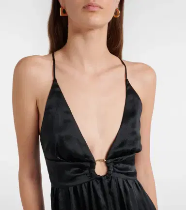 Heidi Klein Meteora silk satin maxi dress | Thumbnail 3 Heidi Klein Meteora silk satin maxi dress | Thumbnail 3