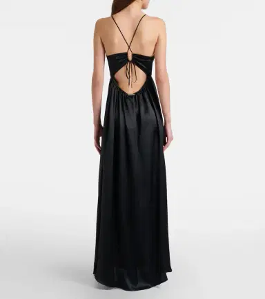 Heidi Klein Meteora silk satin maxi dress | Thumbnail 5 Heidi Klein Meteora silk satin maxi dress | Thumbnail 5