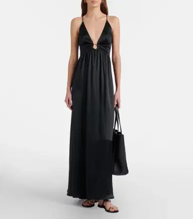 Heidi Klein Meteora silk satin maxi dress | Thumbnail 6 Heidi Klein Meteora silk satin maxi dress | Thumbnail 6