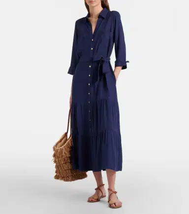 Heidi Klein Tiered shirt dress | Thumbnail 6 Heidi Klein Tiered shirt dress | Thumbnail 6
