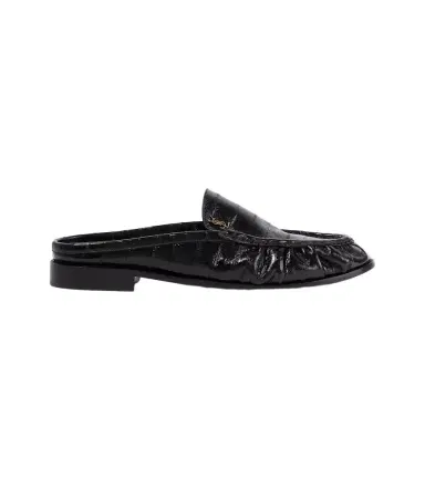 Saint Laurent Le Loafer eel leather mules | Thumbnail 1 Saint Laurent Le Loafer eel leather mules | Thumbnail 1