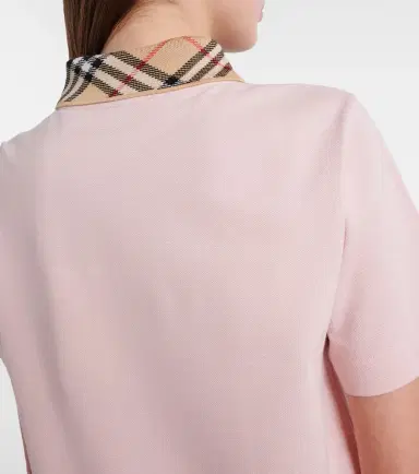 Burberry Check cotton polo dress | Thumbnail 4 Burberry Check cotton polo dress | Thumbnail 4