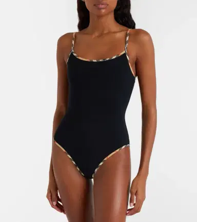 Burberry Check swimsuit | Thumbnail 5 Burberry Check swimsuit | Thumbnail 5