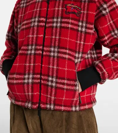 Burberry Check hooded wool-blend jacket | Thumbnail 5 Burberry Check hooded wool-blend jacket | Thumbnail 5