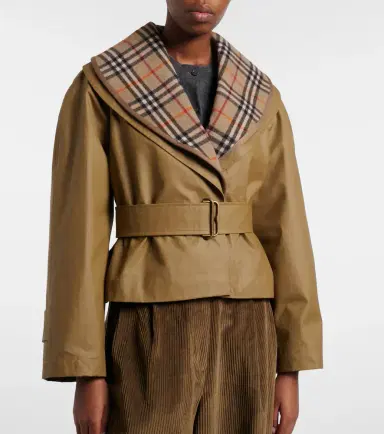 Burberry Check cotton jacket | Thumbnail 4 Burberry Check cotton jacket | Thumbnail 4