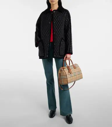 Burberry Check flared jeans | Thumbnail 6 Burberry Check flared jeans | Thumbnail 6