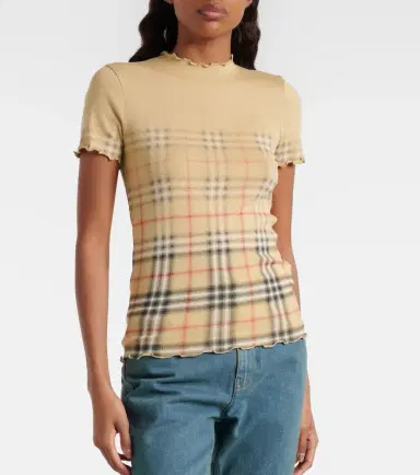 Burberry Check cotton top | Thumbnail 2 Burberry Check cotton top | Thumbnail 2