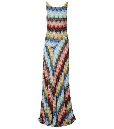 Missoni Open-back lamé maxi dress | Thumbnail 1 Missoni Open-back lamé maxi dress | Thumbnail 1