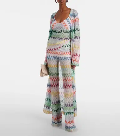Missoni Open-knit lamé flared pants | Thumbnail 2 Missoni Open-knit lamé flared pants | Thumbnail 2