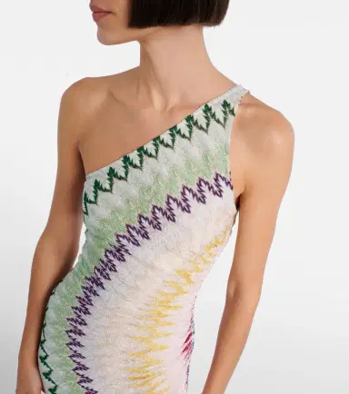 Missoni One-shoulder lamé gown | Thumbnail 3 Missoni One-shoulder lamé gown | Thumbnail 3