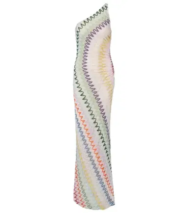 Missoni One-shoulder lamé gown | Thumbnail 1 Missoni One-shoulder lamé gown | Thumbnail 1