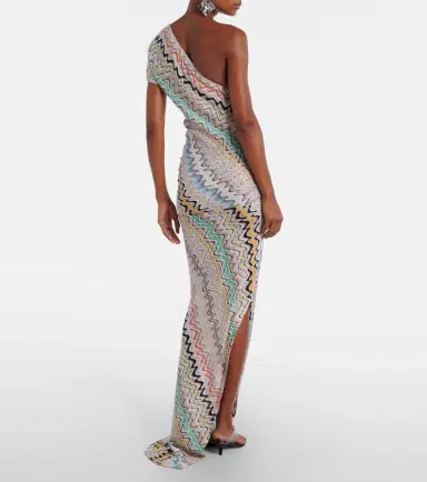 Missoni Wave one-shoulder maxi dress | Thumbnail 4 Missoni Wave one-shoulder maxi dress | Thumbnail 4