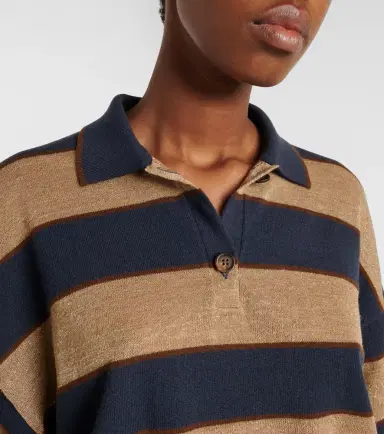 Brunello Cucinelli Wool, cashmere, and silk polo sweater | Thumbnail 3 Brunello Cucinelli Wool, cashmere, and silk polo sweater | Thumbnail 3