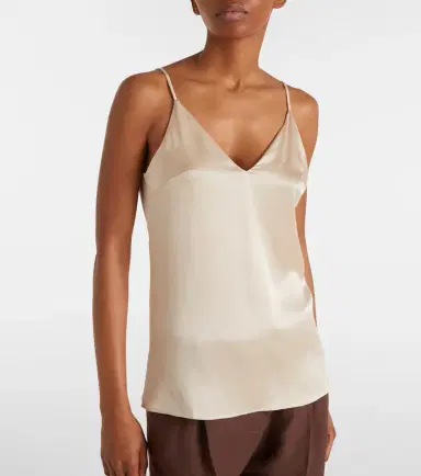Brunello Cucinelli Silk-blend satin camisole | Thumbnail 2 Brunello Cucinelli Silk-blend satin camisole | Thumbnail 2