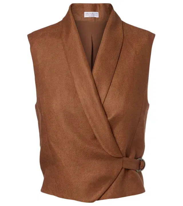Monili linen vest Monili linen vest